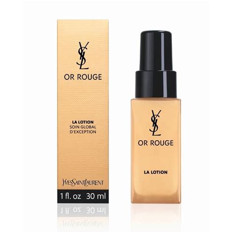 ysl or rouge la lotion soin global d'exception 30ml|YSL la creme essentielle.